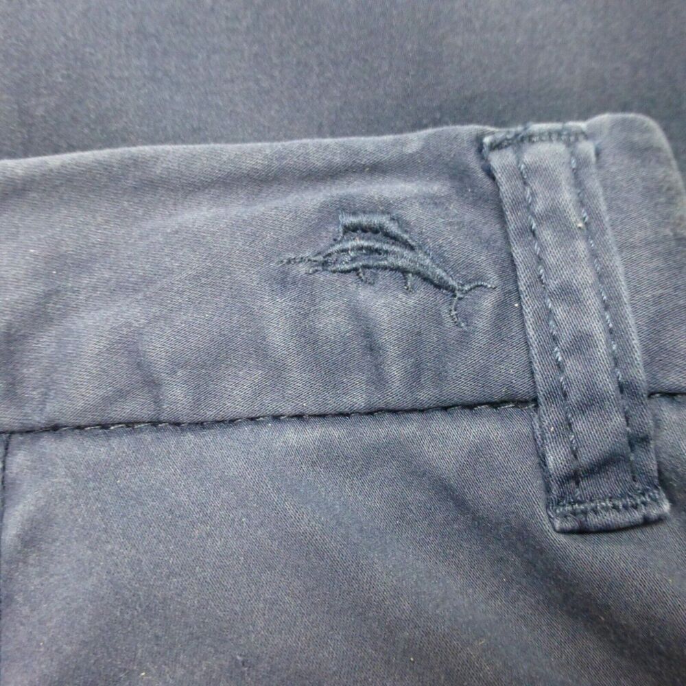 Tommy Bahama Pants Mens 32x32 Chino Straight Blue Cotton Lyocell Golf Preppy - Picture 3 of 12